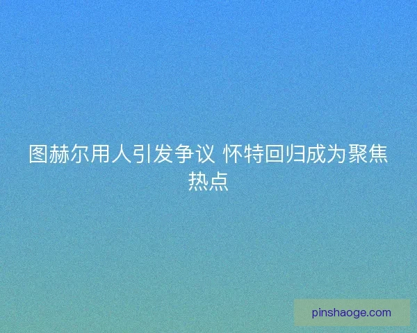 图赫尔用人引发争议 怀特回归成为聚焦热点